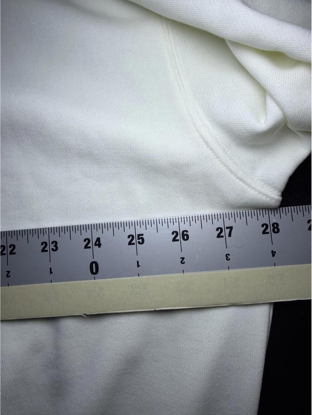 New Balance White Recycled Polyester Hoodie Streetwear XL - Picture 6 of 7